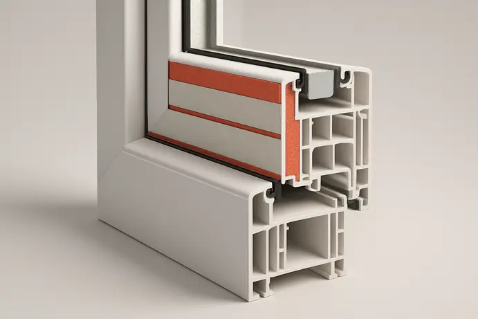בידוד תרמי בדלתות PVC