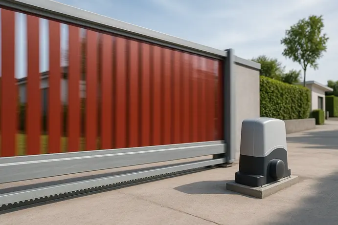 התאמת מנוע לשער הזזה