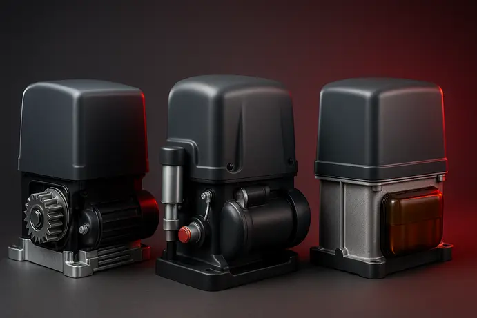 סוגי מנועים לשערים חשמליים