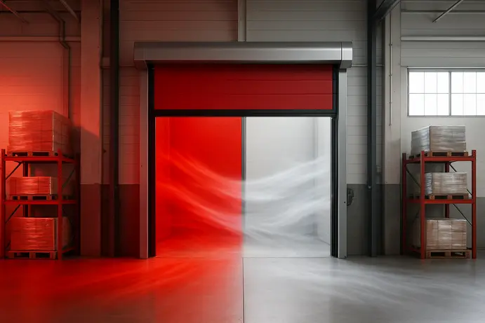 חיסכון באנרגיה ובקרת טמפרטורה בדלתות מהירות