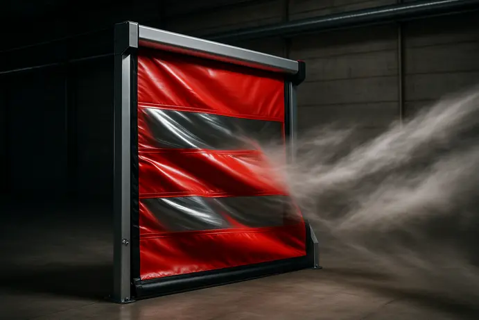 עמידות וחוזק של דלתות מהירות PVC