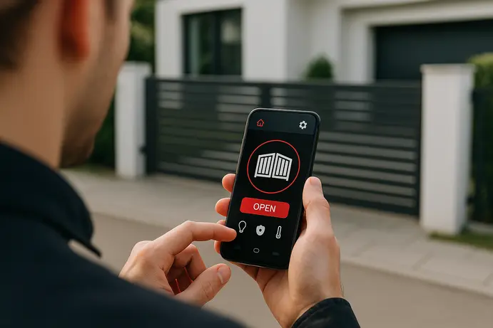 שילוב שערים אוטומטיים עם בית חכם