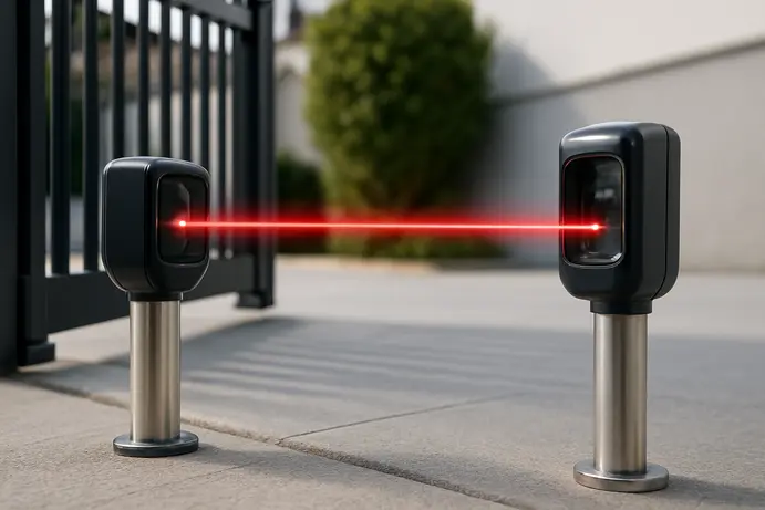 חיישני בטיחות של שער חשמלי