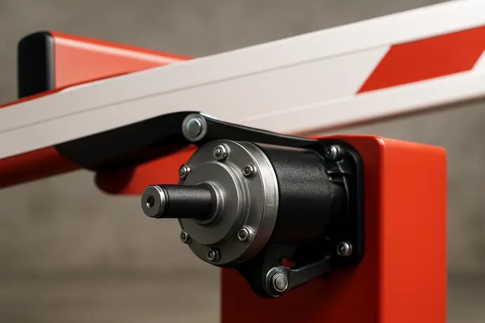 מחסום חשמלי בפעולה עם מערכת בקרה דיגיטלית