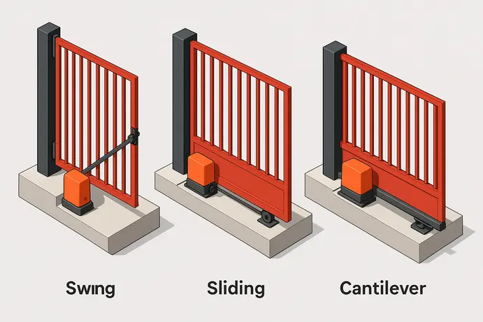 סוגי שערים כבדים והשפעתם על בחירת מנוע