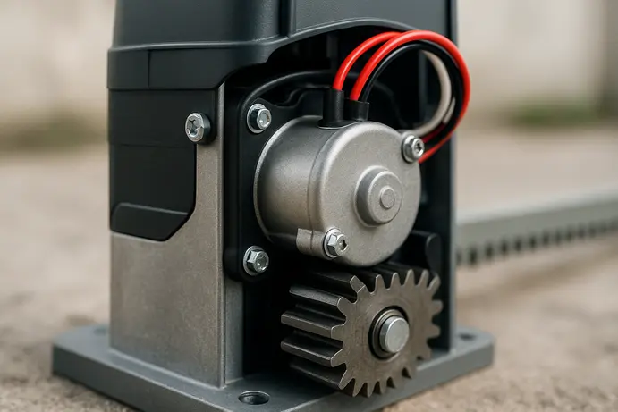 רכיבים פנימיים של שער חשמלי