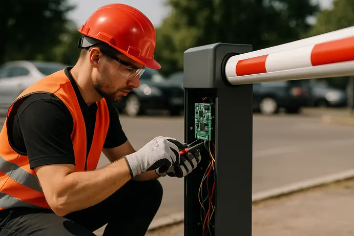 תהליך התקנת מחסום חשמלי מקצועי