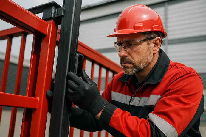 טכנאי שערים חשמליים מוסמך בעבודה