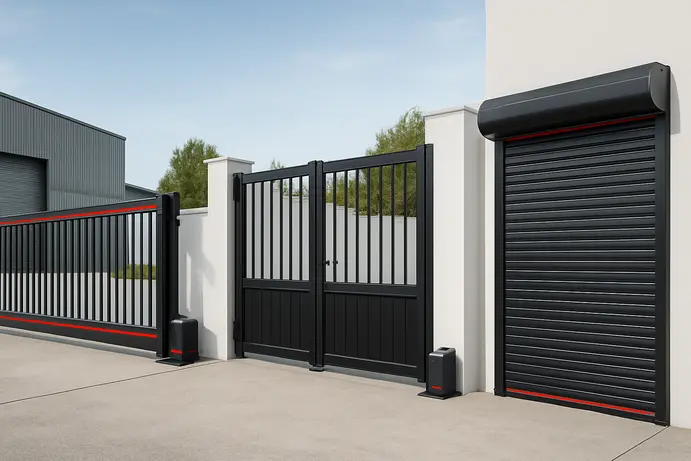 סוגי שערים חשמליים שונים