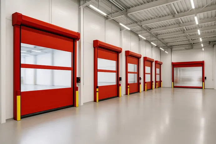 דלתות PVC ביישומים תעשייתיים בישראל