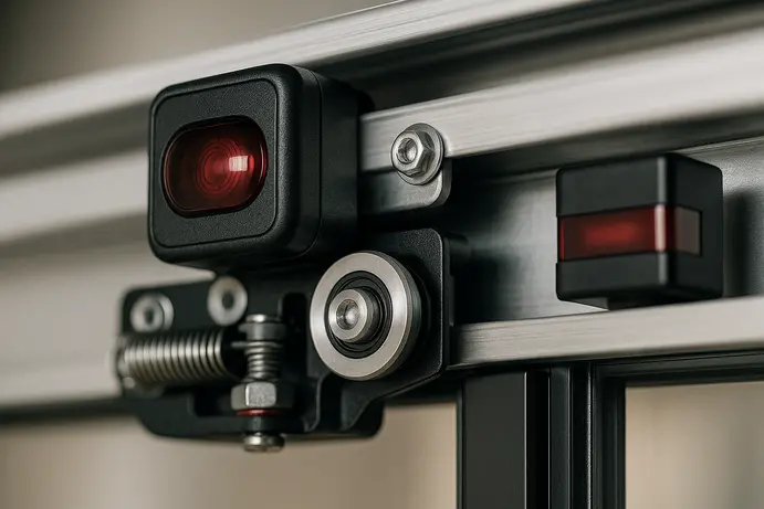 מנגנון פעולה של דלת אוטומטית בבניין