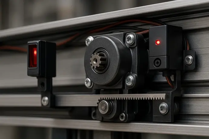 מנגנון טכני פנימי של דלתות אוטומטיות