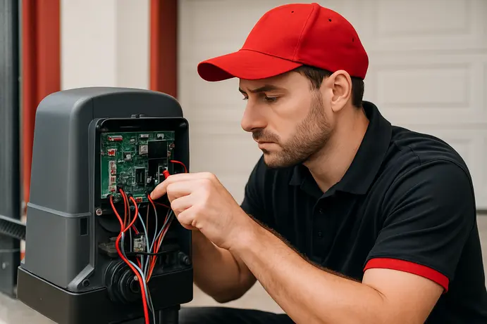 תקלות חשמל במנוע שער