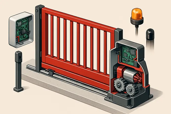 הבנת יסודות המערכת של שער חשמלי