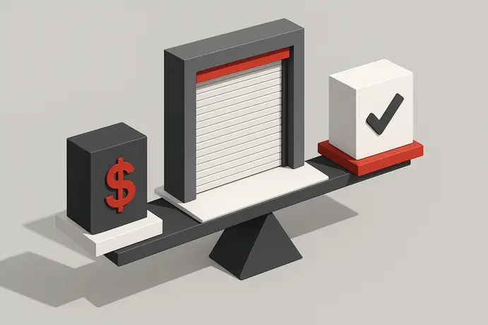 ניתוח עלות תועלת דלתות מהירות