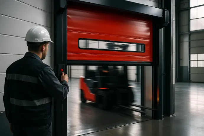 יעילות תפעולית של דלתות מהירות