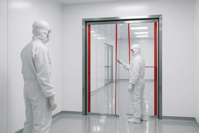 בקרת היגיינה וזיהום באמצעות דלתות PVC