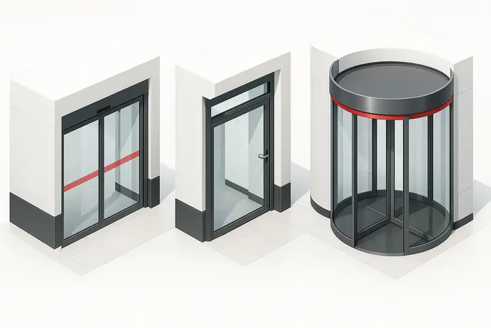 סוגי דלתות אוטומטיות והשימושים שלהן