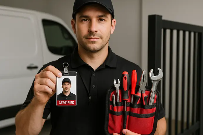 זיהוי טכנאי שערים מוסמך ומקצועי