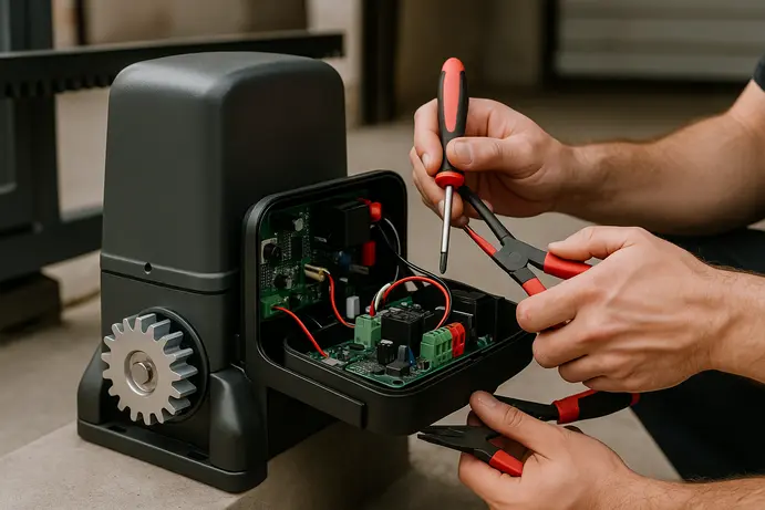 מנוע תקול של שער חשמלי