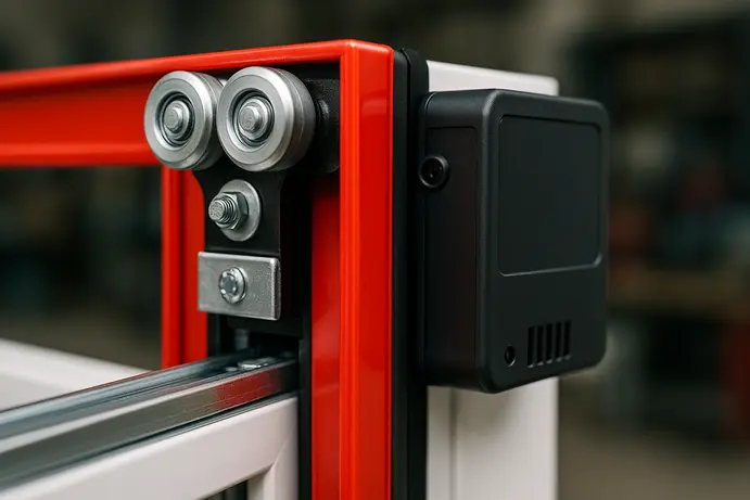 רכיבי מערכת של דלתות מהירות