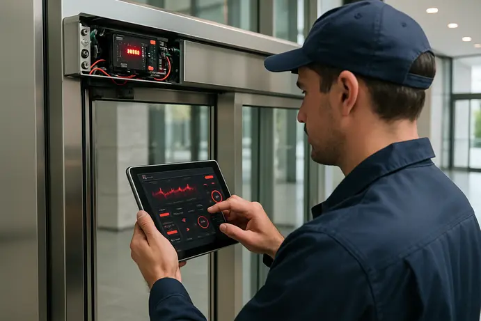 כיול מערכת דלת אוטומטית