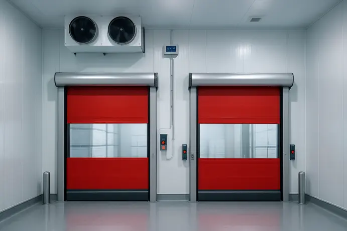 דלתות PVC בחדרי קירור